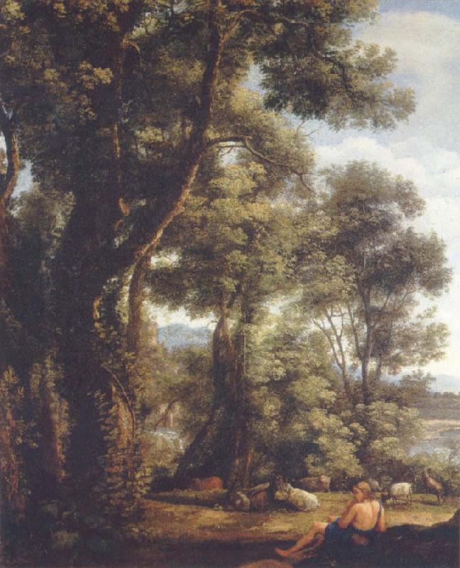Claude Lorrain Landscape with a goatherd and goats Germany oil painting art